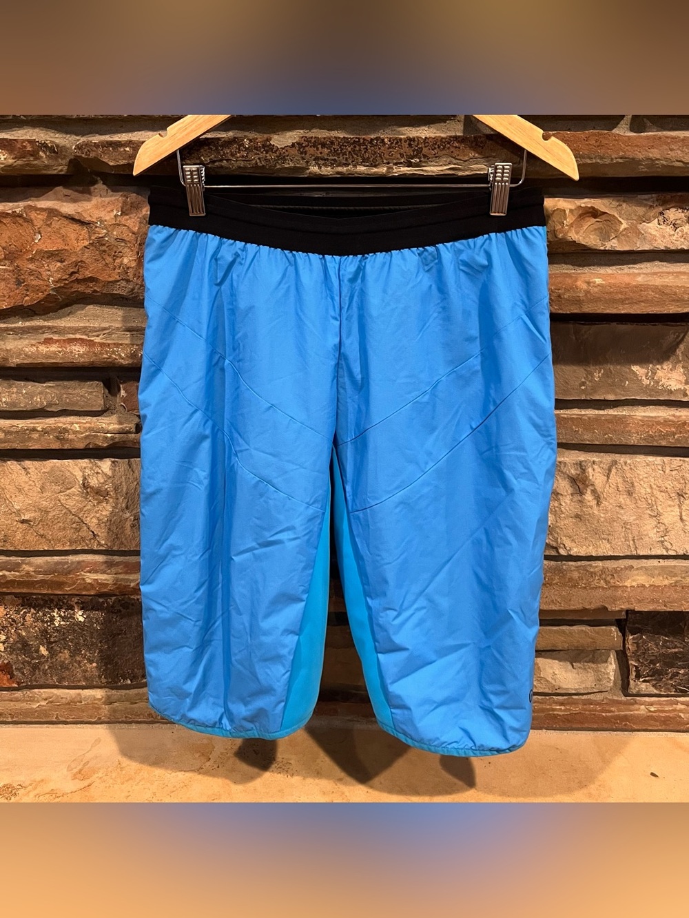 Gore Windstopper Essential Light Blue Insulated Running Shorts